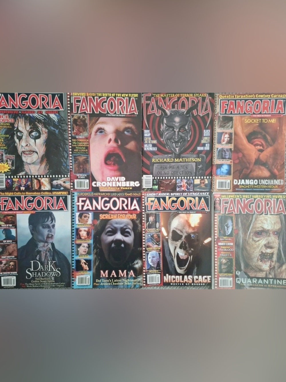 Horror Magazine Collection - Red Covers